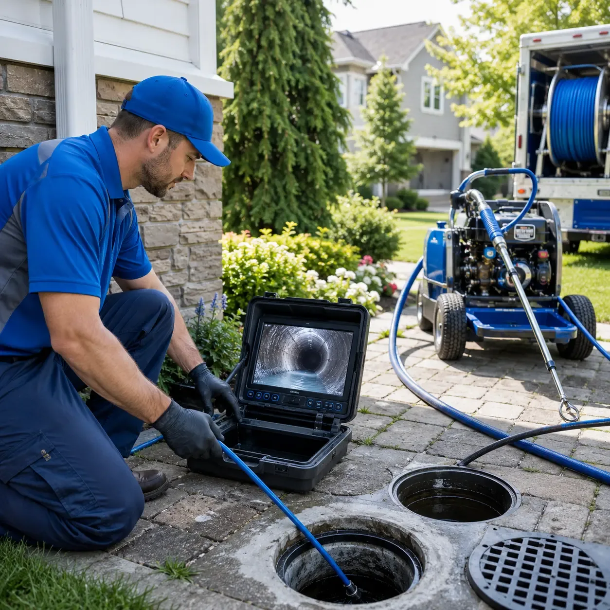 Outdoor drain cleaning professionals serving Sardinia, NY